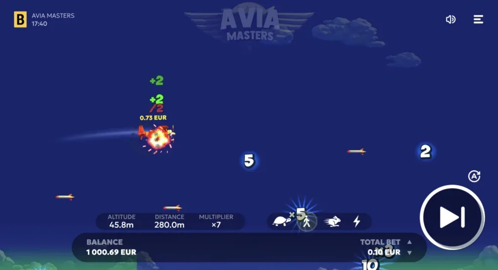 Aviamasters: ещё один экран игры.