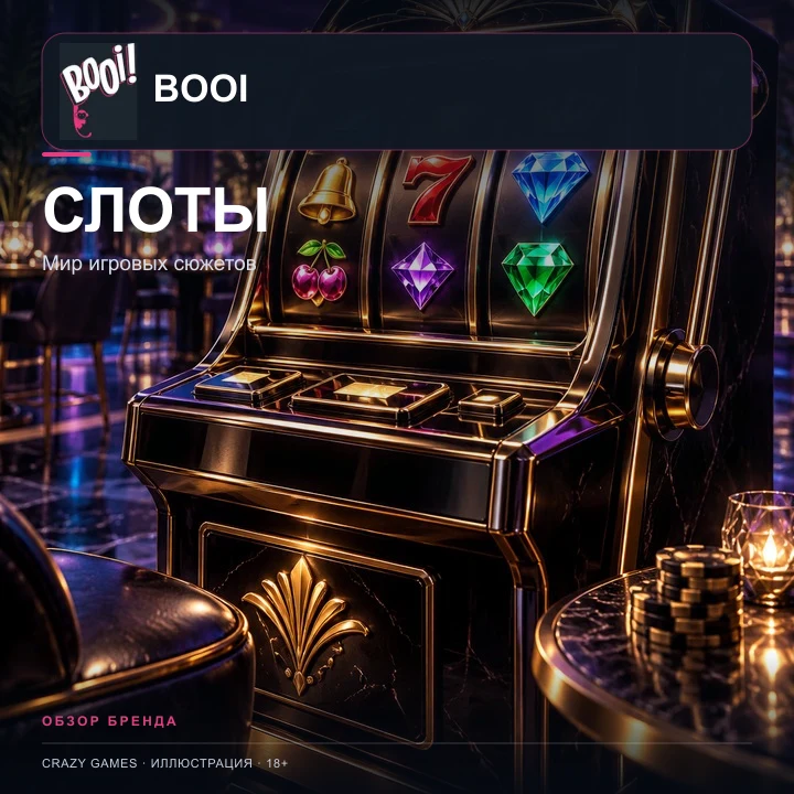 Слоты в Booi: RTP каждого автомата виден в меню игры.