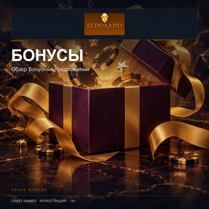 Приветственное предложение Eldorado. Перед активацией проверьте вейджер и максимальную ставку.