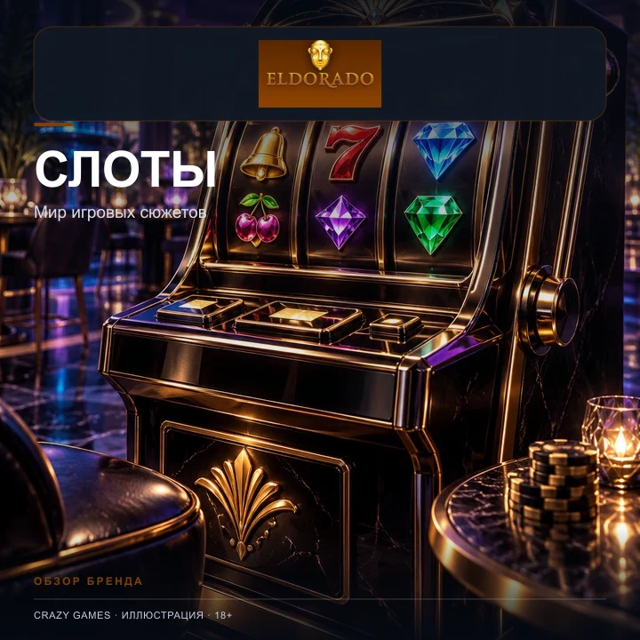 Слоты в Eldorado: RTP каждого автомата виден в меню игры.