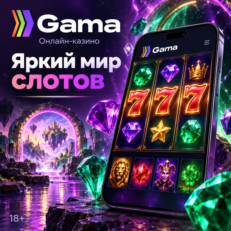 Слоты в Gama: RTP каждого автомата виден в меню игры.