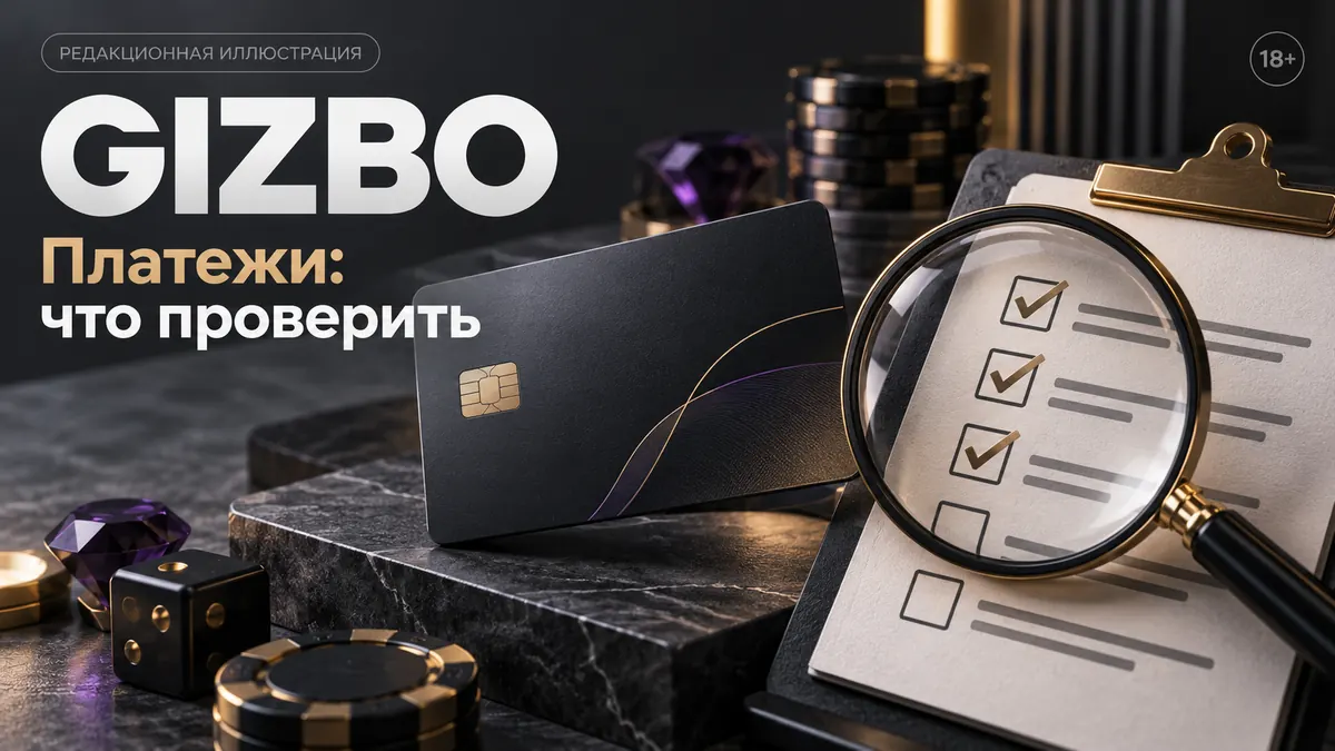 Промо-баннер Gizbo. Иллюстрация, не снимок сайта.