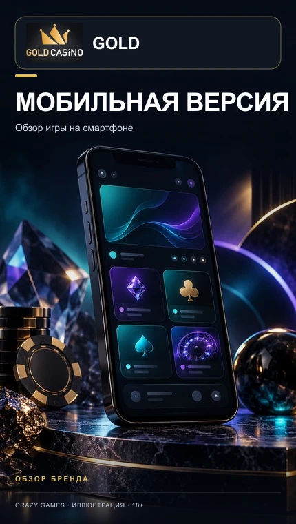 Gold Casino на телефоне: работает в браузере, приложение не обязательно.
