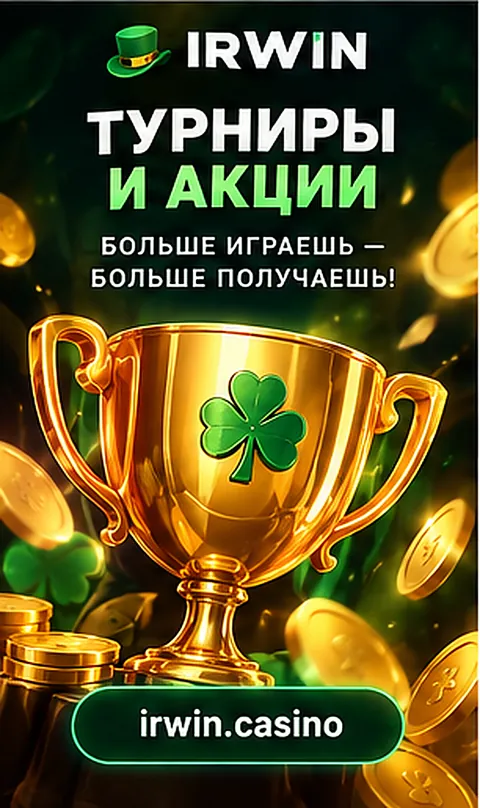 Приветственное предложение Irwin. Перед активацией проверьте вейджер и максимальную ставку.