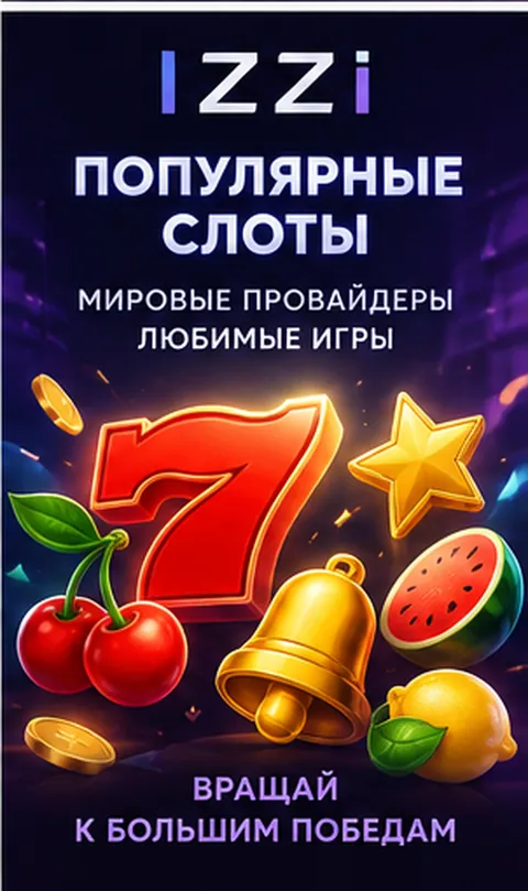Слоты в Izzi: RTP каждого автомата виден в меню игры.