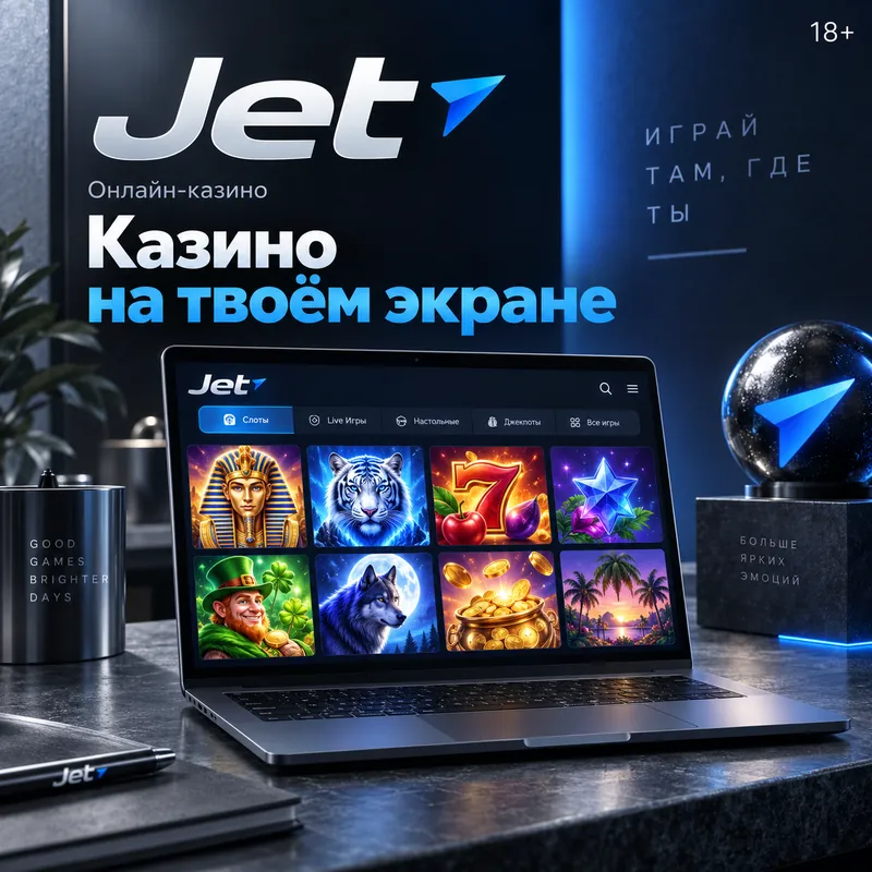 Jet на телефоне: работает в браузере, приложение не обязательно.