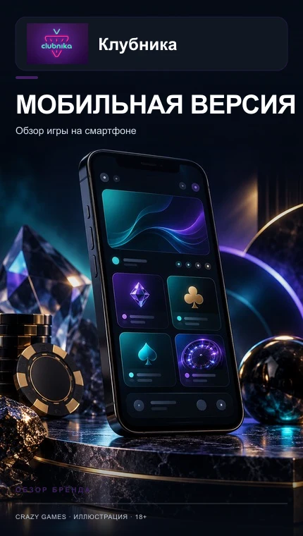 Clubnika на телефоне: работает в браузере, приложение не обязательно.