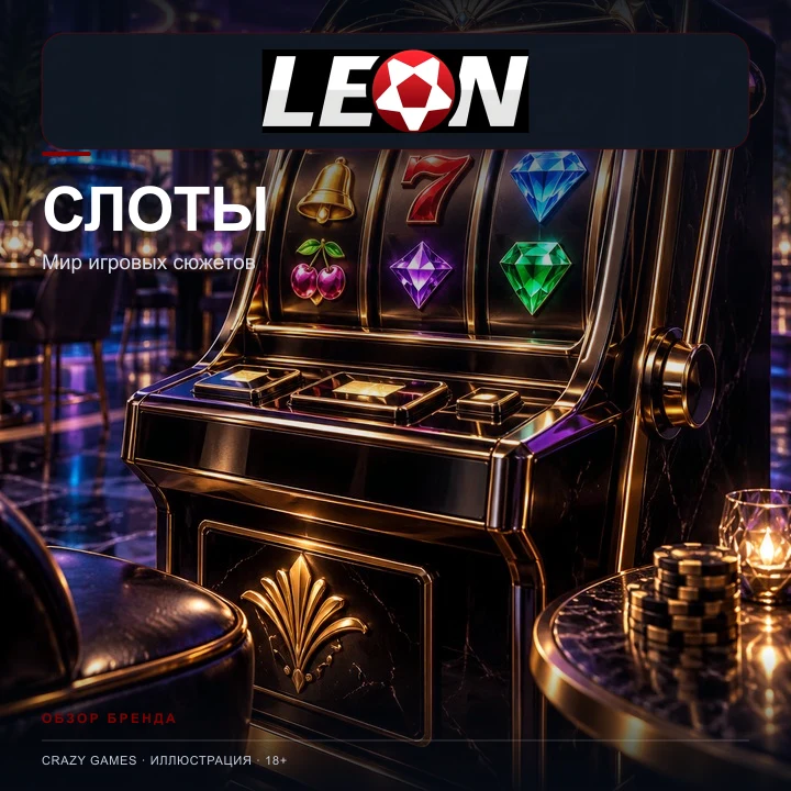 Слоты в Leon: RTP каждого автомата виден в меню игры.