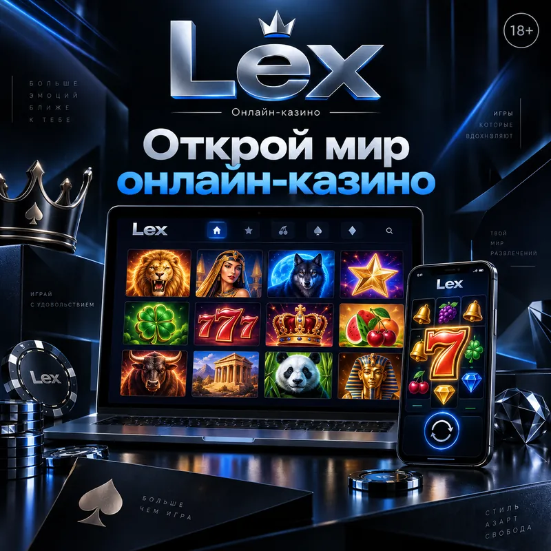 Промо-баннер Lex. Иллюстрация, не снимок сайта.