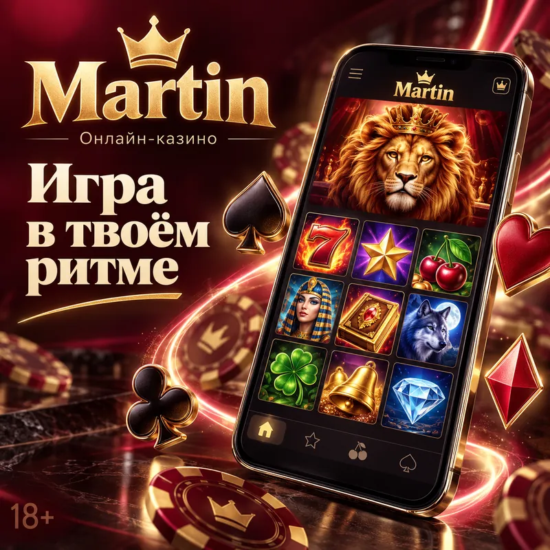 Промо-баннер Martin. Иллюстрация, не снимок сайта.