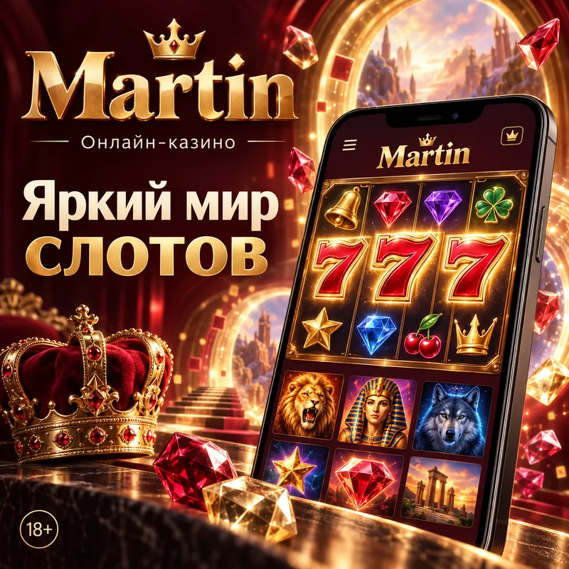 Слоты в Martin: RTP каждого автомата виден в меню игры.