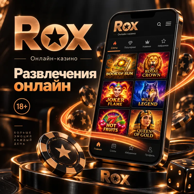 Промо-баннер Rox. Иллюстрация, не снимок сайта.