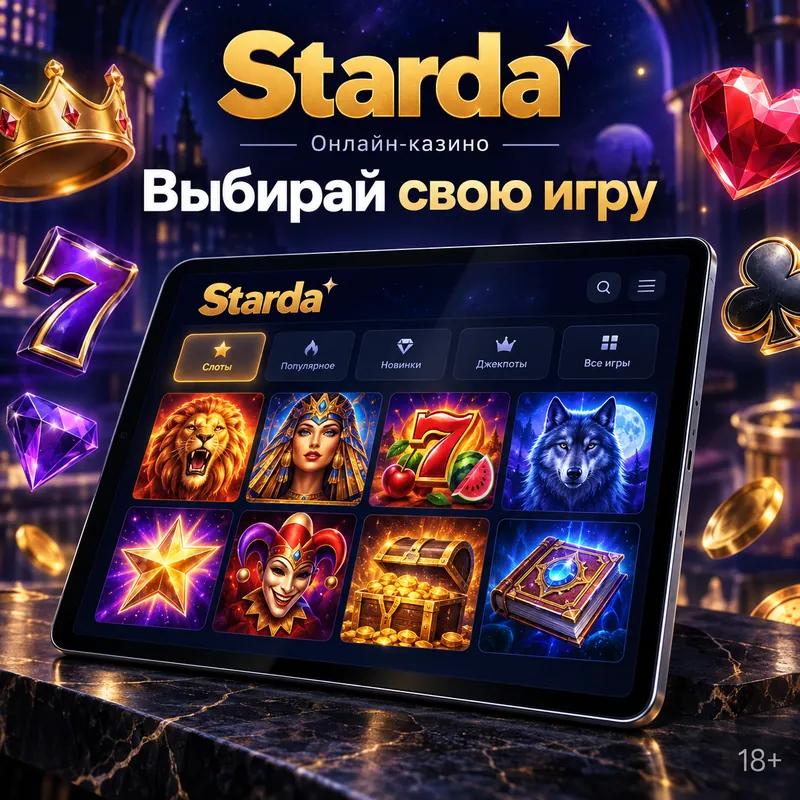 Слоты в Starda: RTP каждого автомата виден в меню игры.