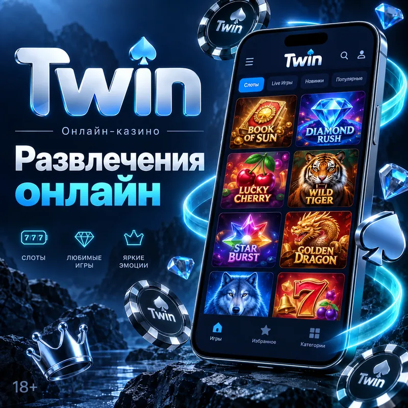 Промо-баннер Twin. Иллюстрация, не снимок сайта.