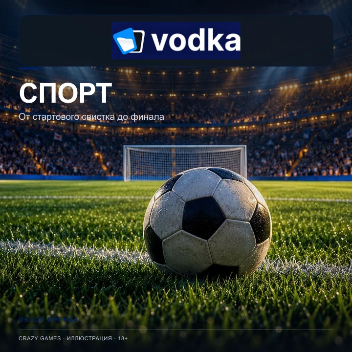 Vodka принимает и ставки на спорт; бонусы казино и спорта обычно разные.