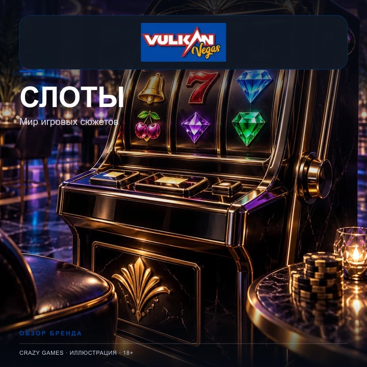 Слоты в Vulkan Vegas: RTP каждого автомата виден в меню игры.